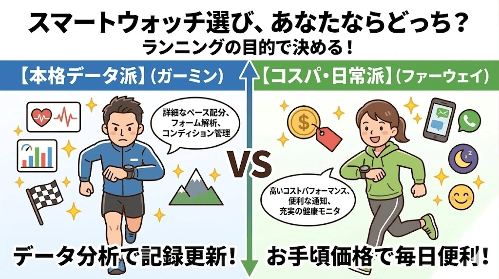 まとめ:ガーミンとファーウェイのスマートウォッチいずれか選んで自分の目的に合った最高の相棒を見つけよう