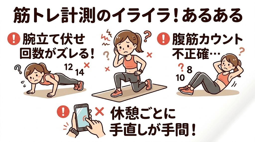 筋トレ中のイライラ！あるある