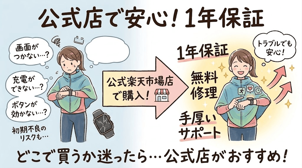 ガーミン公式楽天市場であれば、あなたは手厚いサポートを受けられる