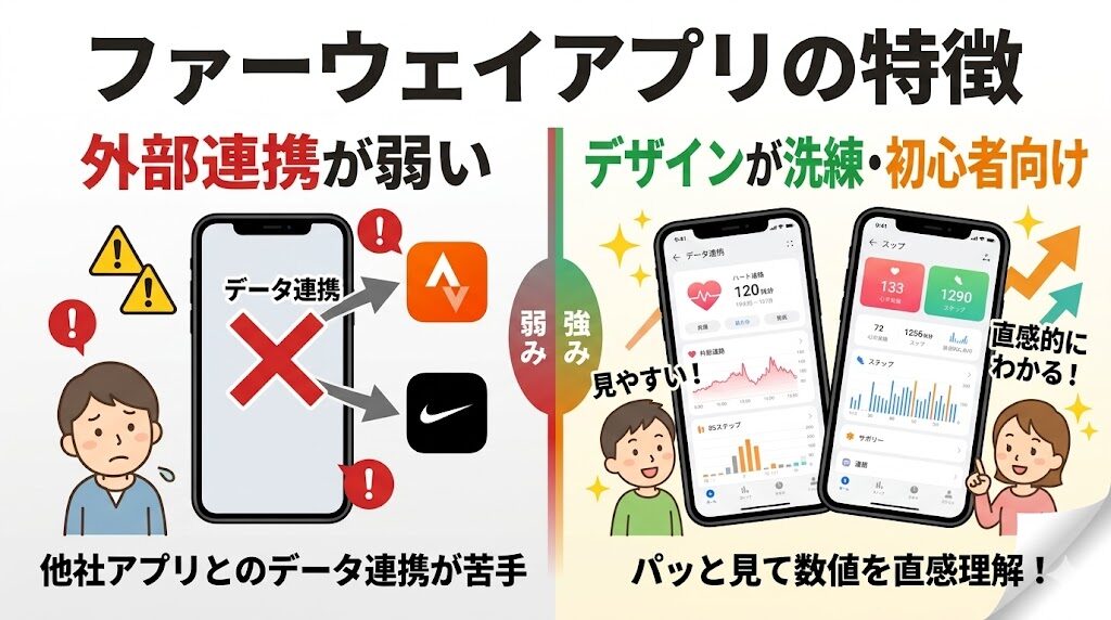 ファーウェイのアプリは外部連携が弱い