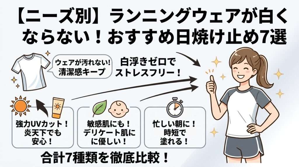 白浮きしない日焼け止めおすすめ7選