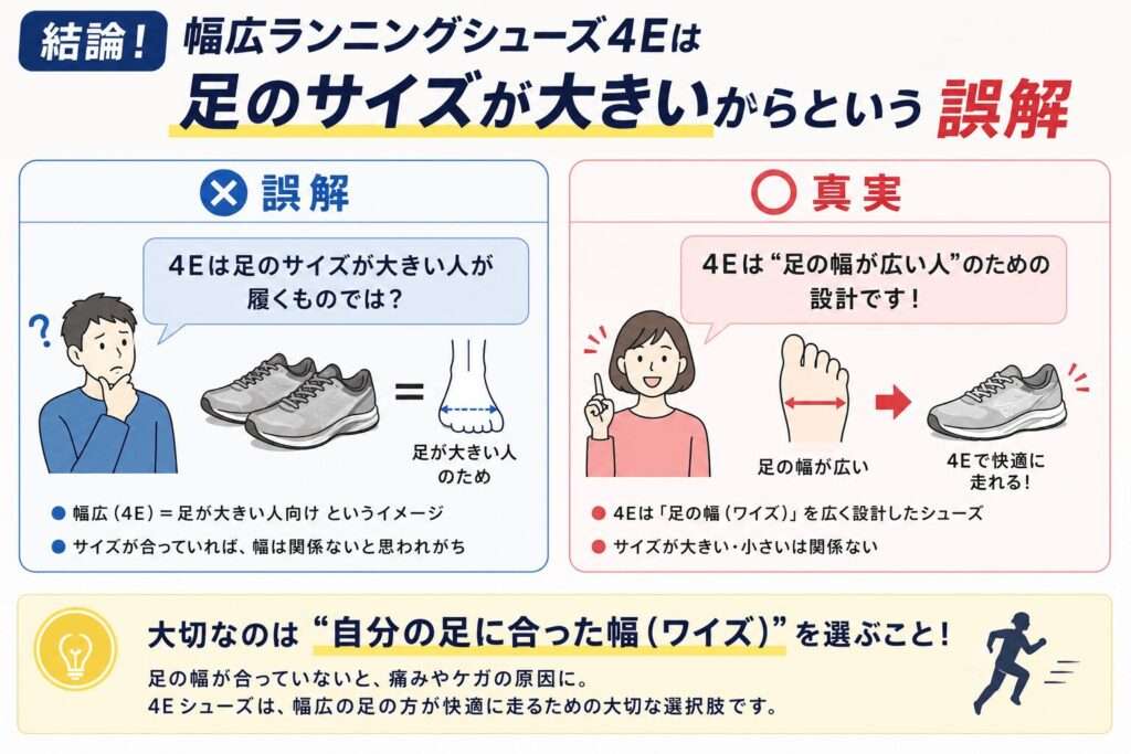 幅広ランニングシューズ 4E 足囲の測り方