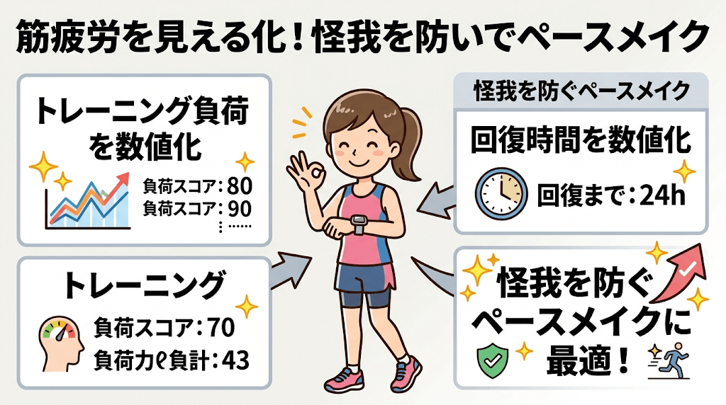 筋疲労の回復度を見える化したい人