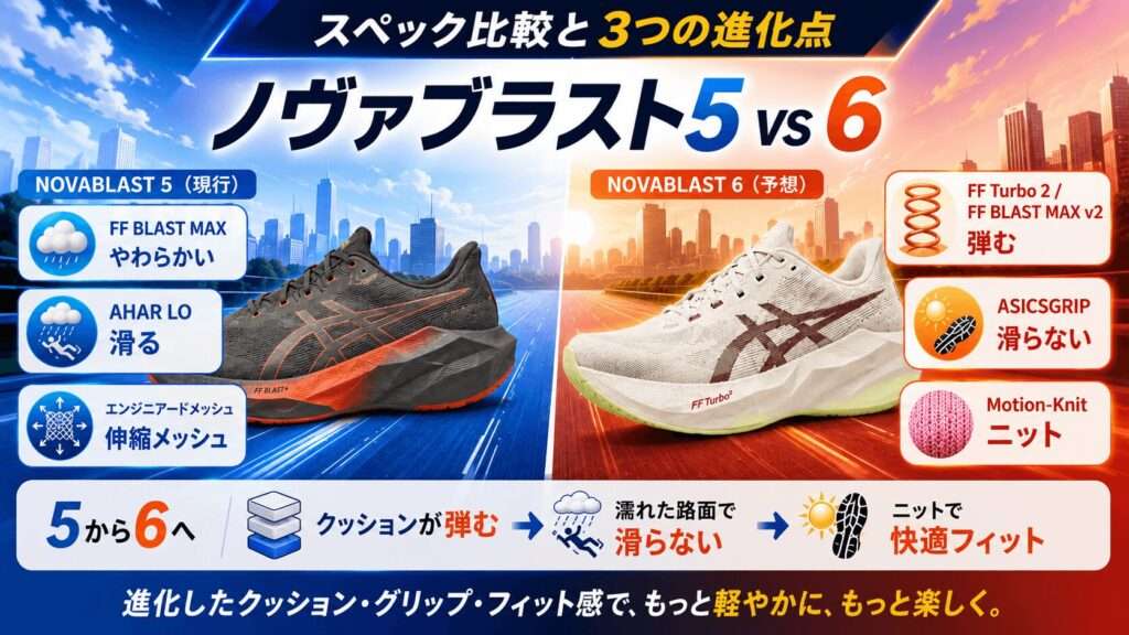 ノヴァブラスト5と6の選び方まとめ