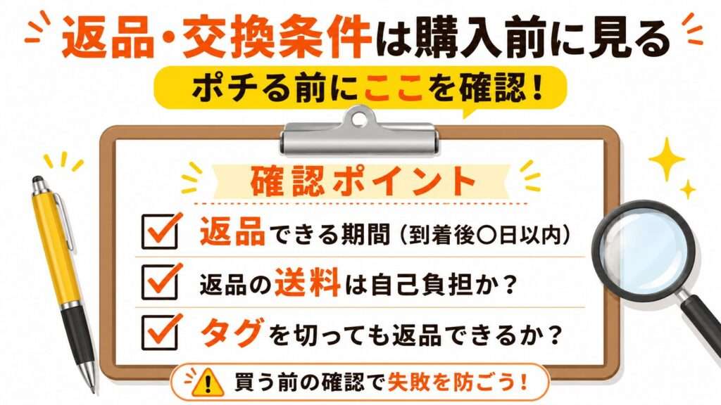 レビューで身長体重とサイズを確認する方法