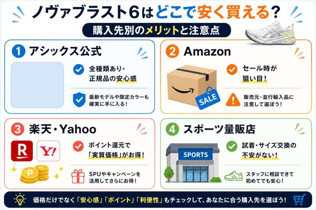 ノヴァブラスト6はどこで安く買える?