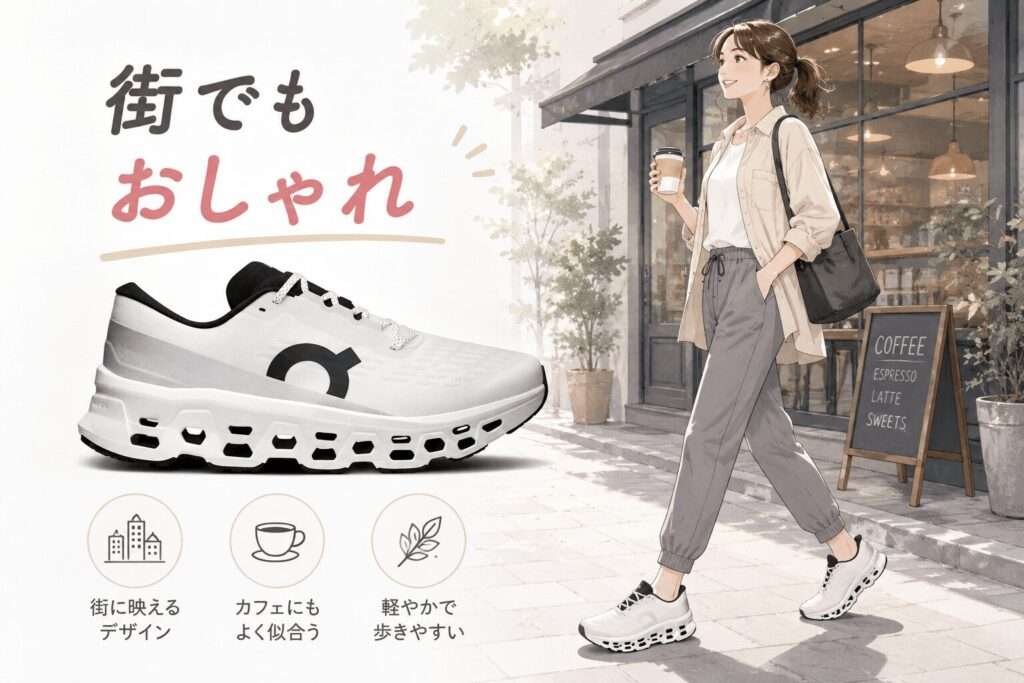 おしゃれに履きたいならOn クラウドモンスター3