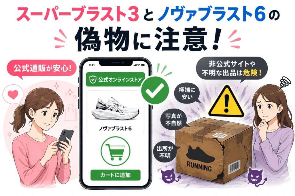 スーパーブラスト3とノヴァブラスト6の偽物に注意!安全に買うならオンラインショップを確認