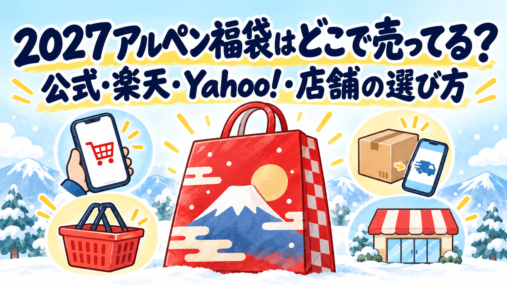 2027アルペン福袋はどこで売ってる？公式・楽天・Yahoo!・店舗の選び方
