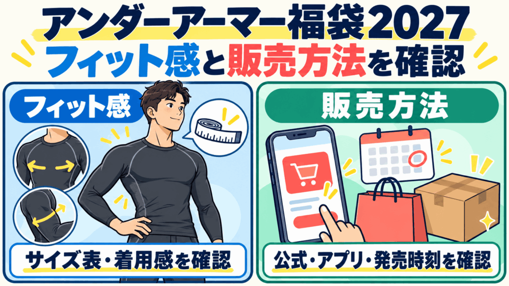 アンダーアーマー福袋2027はフィット感と販売方法を確認する